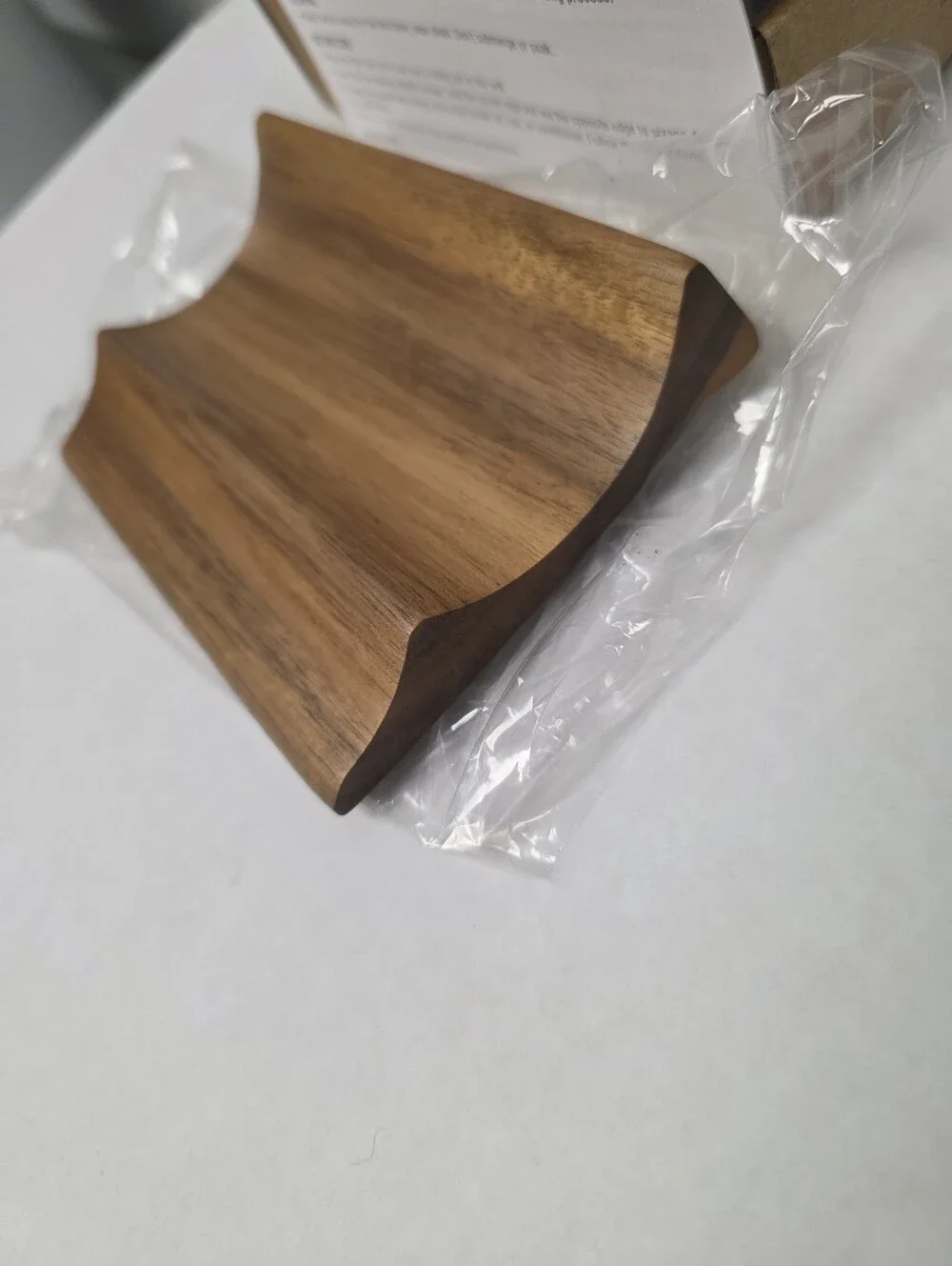 PAMPERED CHEF Wooden Rolling Pin Holder for Marble Rolling Pin New In Box #2107